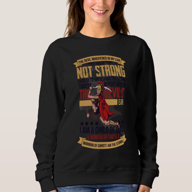 Inspiration Christentum Devotee Moskitos Cath Sweatshirt (Vorderseite)
