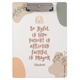 Inspiration Christlich Bibel Verse Moderner Boho Klemmbrett