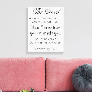 Inspiration Christlich Bibelverse Leinwanddruck