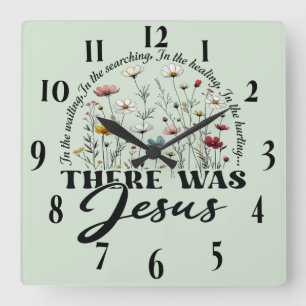 Inspiration Christlich Bibelverse Quadratische Wanduhr