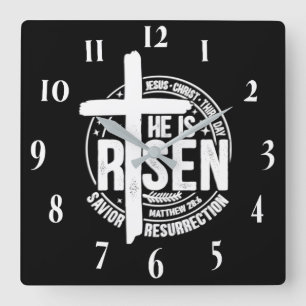 Inspiration Christlich Bibelverse Quadratische Wanduhr