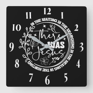 Inspiration Christlich Bibelverse Quadratische Wanduhr