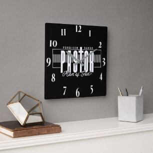 Inspiration Christlich Bibelverse Quadratische Wanduhr
