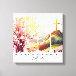 Inspiration Christlich Oster Leinwanddruck