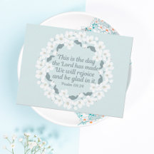 Inspiration Christlich Psalm 118:24 Freude
