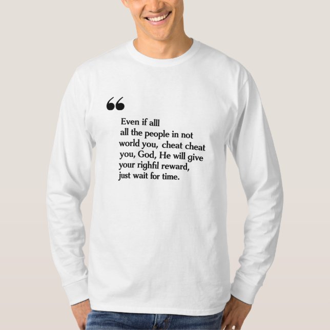 Inspiration Christlicher T - Shirt (Vorderseite)