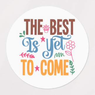 Inspiration - Das Beste ist noch nicht da Etiketten