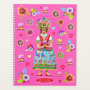 Inspiration de l'art populaire floral de Frida Kah