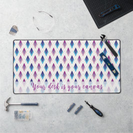 Inspiration Diamant Muster Schreibtischunterlage
