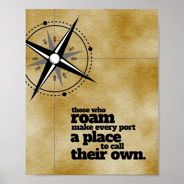 Inspiration diejenigen, die Roam ... Poster (Vorne)