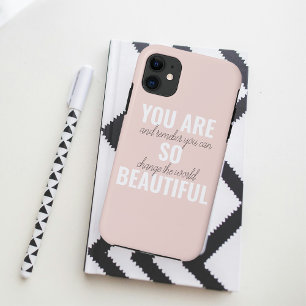 Inspiration Du bist so schön Positives Zitat Case-Mate iPhone Hülle