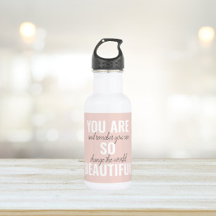 Inspiration Du Bist So Schön Positives Zitat  Edelstahlflasche