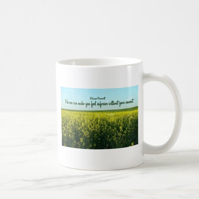 Inspiration durch Eleanor Roosevelt Kaffeetasse (Rechts)