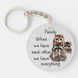Inspiration Famille Citation Fun Raccoon Personnal