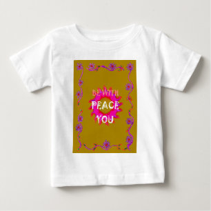 Inspiration Frieden mit Ihnen Vector Design Art Baby T-shirt