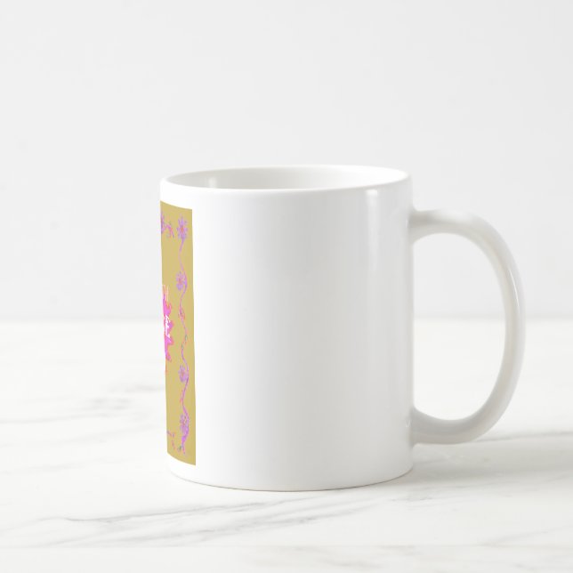 Inspiration Frieden mit Ihnen Vector Design Art Kaffeetasse (Rechts)