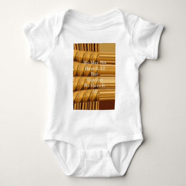Inspiration für afrikanische Wildtiergestaltung Baby Strampler (Vorderseite)