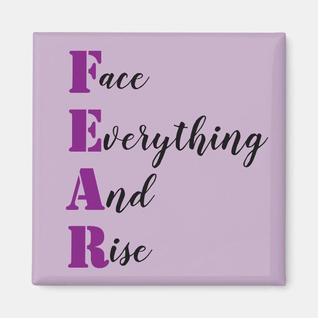 Inspiration für alles und Aufstieg FEAR Magnet (Vorne)