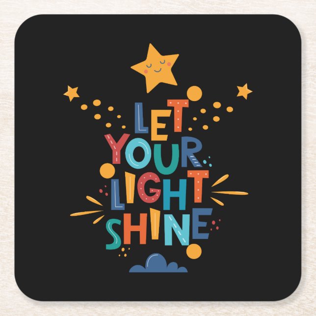 Inspiration für den Lichtschacht gelassen Rechteckiger Pappuntersetzer (Vorderseite)