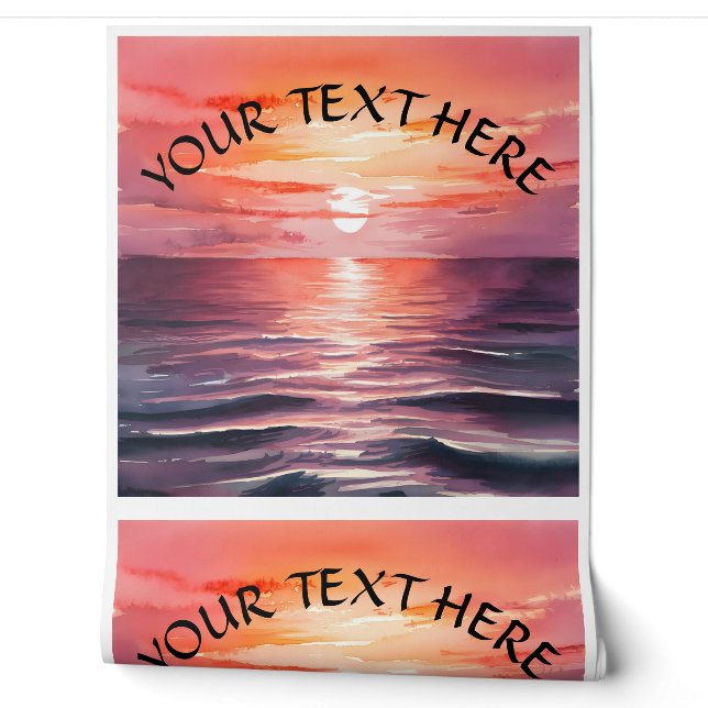 Inspiration für die Anpassung von Textunterwasserf Tapete (Abrollen)