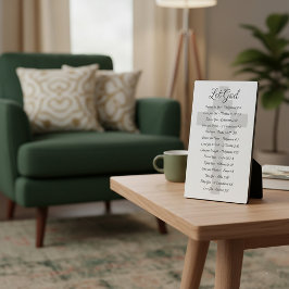 Inspiration für die Gottesschrift gelassen Fotoplatte