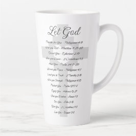 Inspiration für die Gottesschrift gelassen Milchtasse