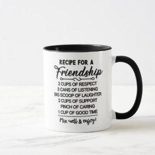 Inspiration für eine Freundschaft Tasse
