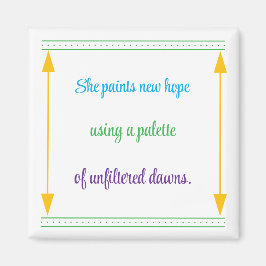 Inspiration für Frauen Magnet