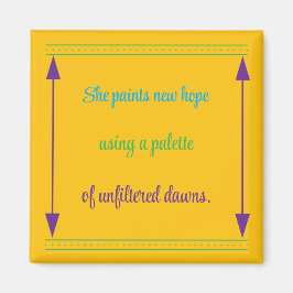 Inspiration für Frauen Magnet