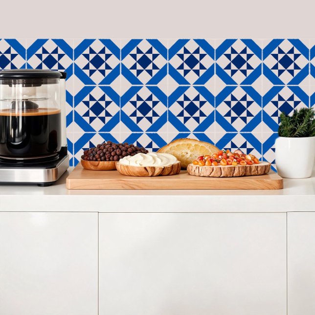 Inspiration für geometrisch blaue Fliesen (Von Creator hochgeladen)