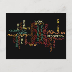 Inspiration für Studierende in der Uni oder der Ob Postkarte