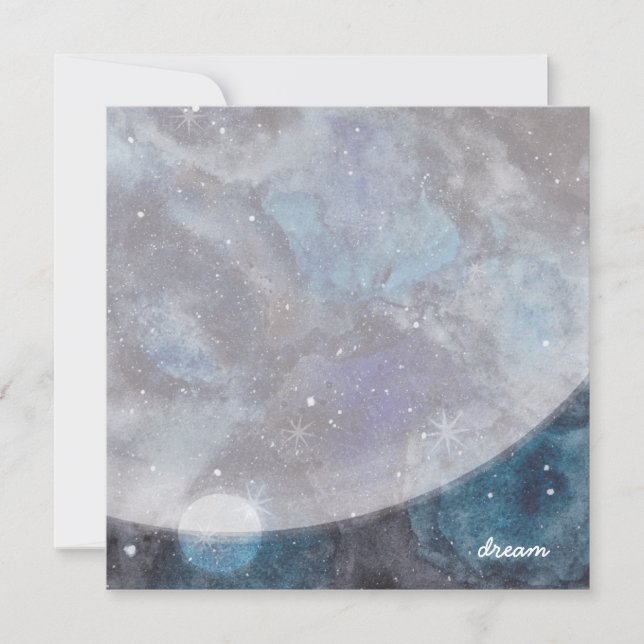 Inspiration-Galaxy Stars Traumkids Mitteilungskarte (Vorderseite)