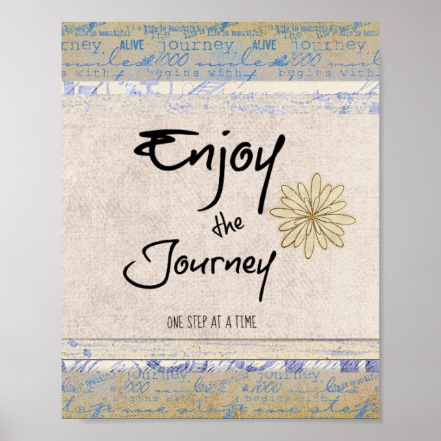 Inspiration Genießen Sie das Reiseangebot Poster (Vorne)