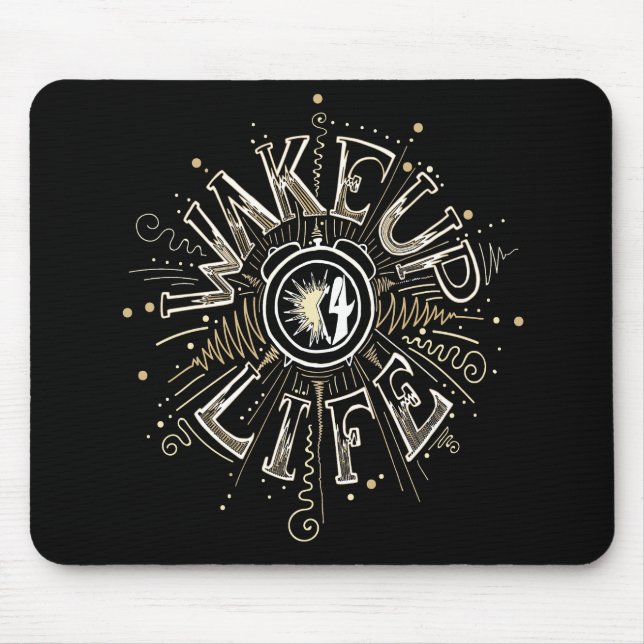 Inspiration GEWECKT UP 4 LIFE Anführungsbeispiel Mousepad (Vorne)