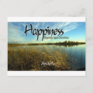 Inspiration — Gewissenhaftigkeit und Glück Postkarte