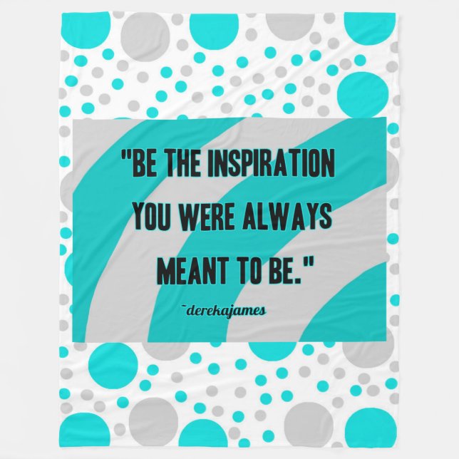 Inspiration Große Fleece-Fleece-Scheibe Fleecedecke (Vorderseite)