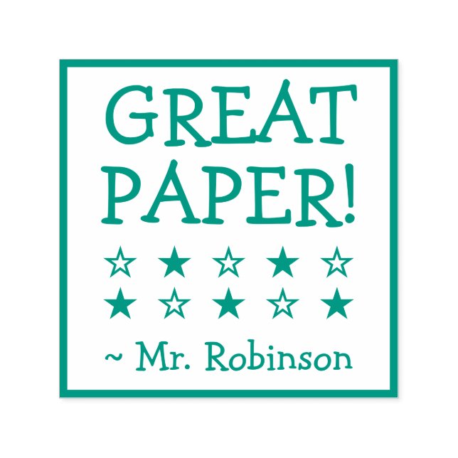 Inspiration "GROSSES PAPIER!" + Benutzerdefinierte Permastempel (Design)