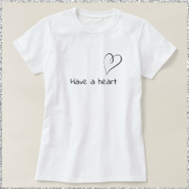 Inspiration hat ein Herz T-Shirt