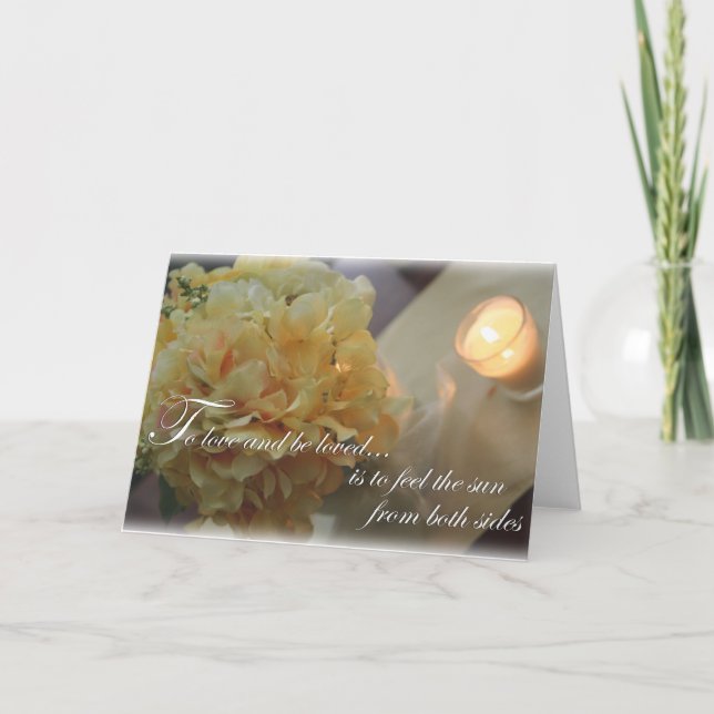 Inspiration Hochzeitskarte Schüttgutrabatt einziga Karte (Vorderseite)