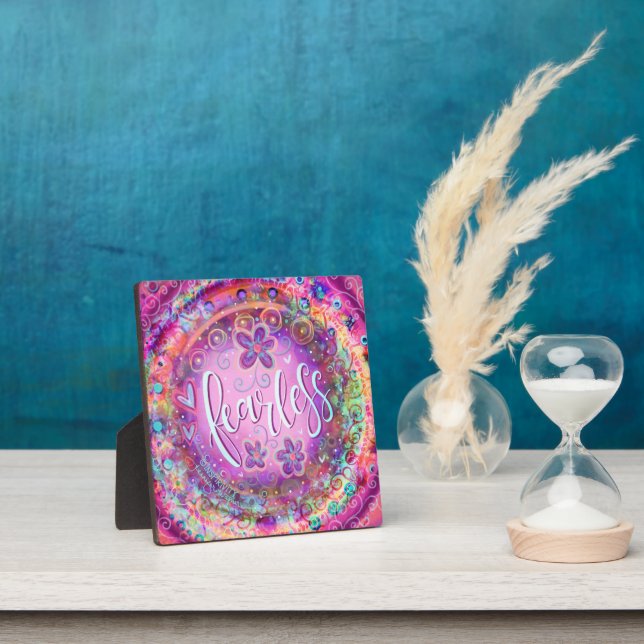 Inspiration Hübsch floral Lila Fearless Boho Fotoplatte (InSitu)