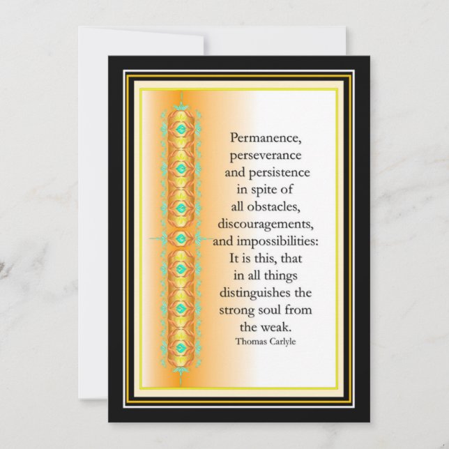 Inspiration im eleganten Dekordesign Einladung (Vorderseite)