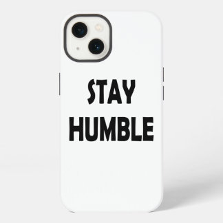Inspiration in Minimalismus - Bleibe Humble Motiva iPhone Hülle
