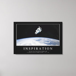 Inspiration: Inspirierend Zitat Leinwanddruck