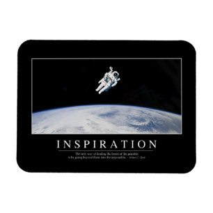 Inspiration: Inspirierend Zitat Magnet