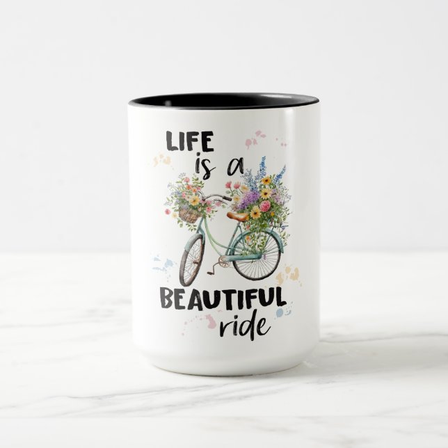 Inspiration ist ein schönes Fahrrad Tasse (Zentrum)