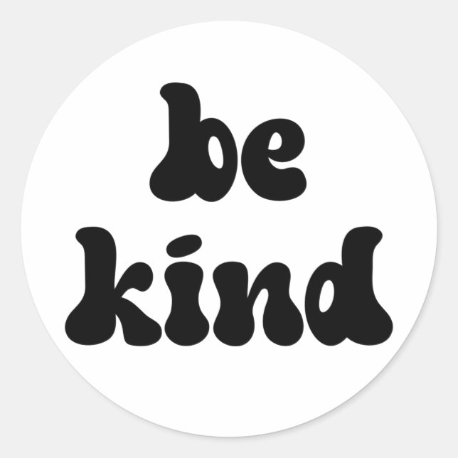 Inspiration ist freundlich runder aufkleber (Vorderseite)