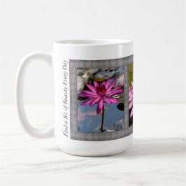Inspiration-Kaffee-Tasse mit Wasser-Lilien Kaffeetasse