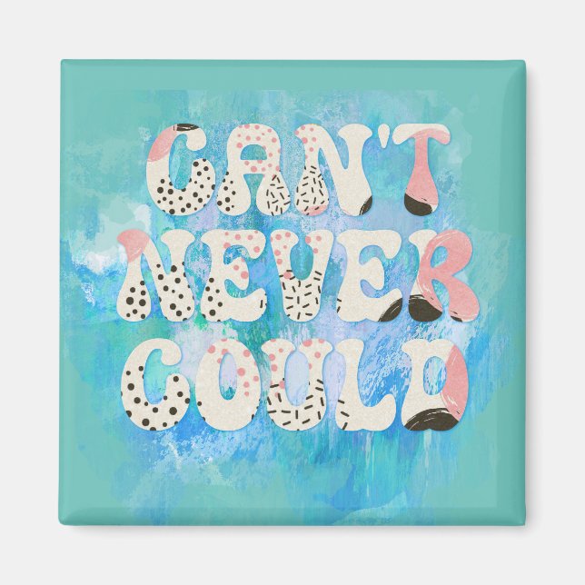 Inspiration kann nie zitieren magnet (Vorne)
