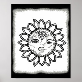 Inspiration Kunsthandwerk Sonnenmond Poster