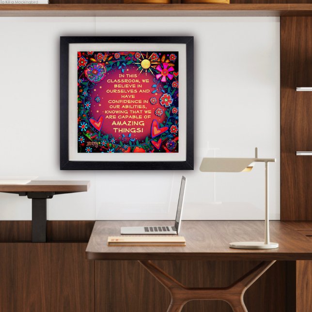 Inspiration Kursangebot Sonnenschein Poster (Inspirational classroom Poster by Inspirivity)